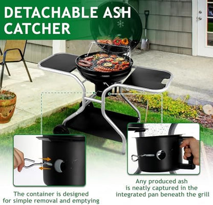 12.5 inch Kettle Charcoal Grill - Image 6