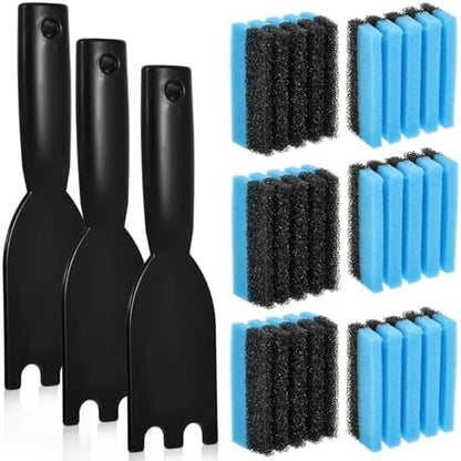 6-Pack Cleaning Sponge 12207 and 3-Pack Grill Scraper by Unknown