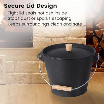 1.5 Gal Fireplace Ash Bucket - Image 5