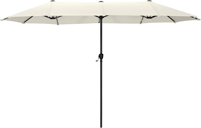 HERA'S PALACE 13 Ft Double-Sided Twin Patio Umbrella, Outdoor Double Sided by HERASPALACE
