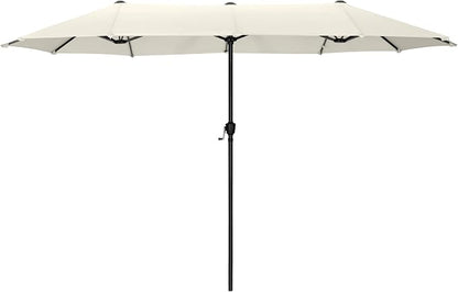 HERA'S PALACE 13 Ft Double-Sided Twin Patio Umbrella, Outdoor Double Sided by HERASPALACE
