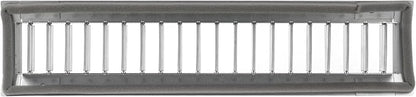 Repa Market 17" x 3" Inch Air Exhaust Grille for Round Ducts - Adjustable Louvre Blades - Galvanized Air Supply Vent Cover - Side Fit Round Surface Canal Ducting from 6.30" to 15.74" Inches