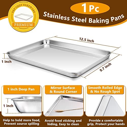 P&P CHEF Stainless Steel Baking Sheet - Image 2