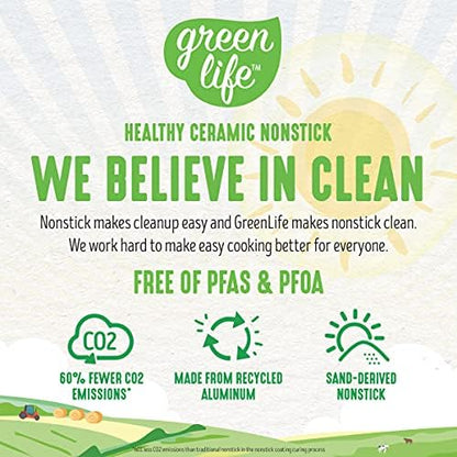 GreenLife 11” Healthy Ceramic Nonstick Grill Pan - Image 3