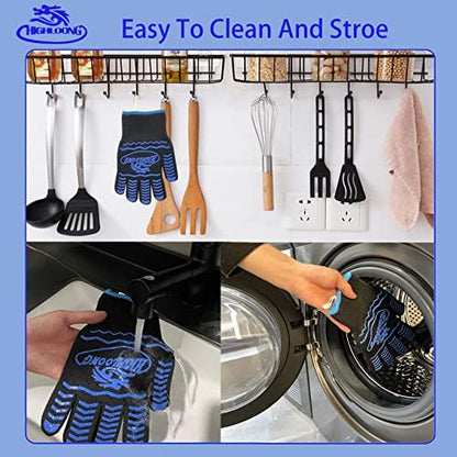 BBQ Gloves, Oven Gloves Original 2 Pack1472℉ Extreme Heat Resistant, Grilling - Image 6