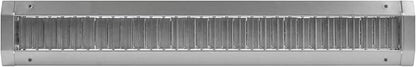 Repa Market 25" x 3" Inch Air Grille for Round Spiral Ducts - Adjustable Double Louvre Blade - Galvanized Ventilation Cover - Side Fit Round Surface Canal Ducting from 7" to 15.75" Inches