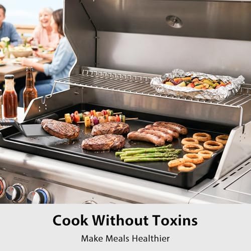 Utheer Griddle Combo Set, Ceramic Nonstick Cast Aluminum Flat Top Griddle - Image 3
