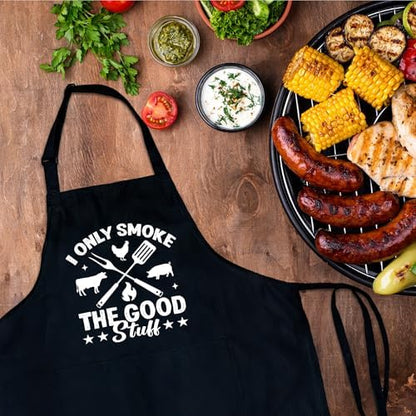 Funny Aprons For Men, Father's Fathers Day Kitchen Gifts For Dad Father Daddy - Image 4