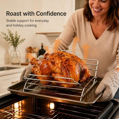 Roasting Rack, Adjustable Chicken Roasting Rack - Image 5