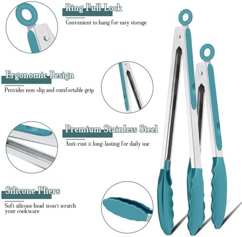 TeamFar Kitchen Tongs - Image 3