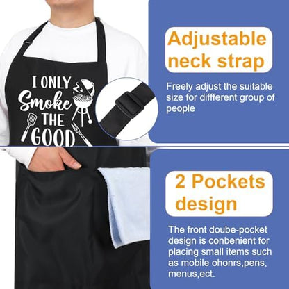 Funny Aprons for Men, 39’’ x 39'' Plus Size Aprons - Image 4