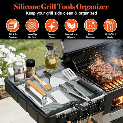 Silicone Grill Mat for Blackstone Griddle Accessories - Image 5