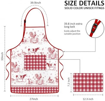 Funny Chicken Apron Kitchen Accessories - Image 2