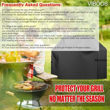 Grill Cover, 58 inch BBQ Gas Grill Cover - Image 7