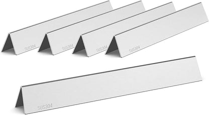 QuliMetal 304 Stainless Steel 22.5" Flavorizer Bars for Weber Spirit 300 Series (Side Knobs) – Fits Spirit E310, E320, Genesis Silver Gold Platinum B/C, Replacement for Weber 7536/7537