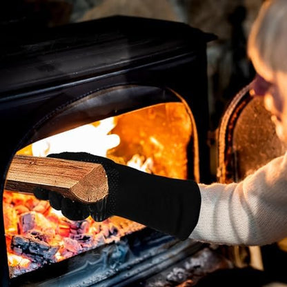 UBeesize Lengthen BBQ Gloves, 1472°F Heat Resistant Grill Glove, 14 inch - Image 5