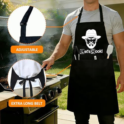 Funny Aprons For Men, Father's Fathers Day Kitchen Gifts For Dad Father Daddy - Image 2