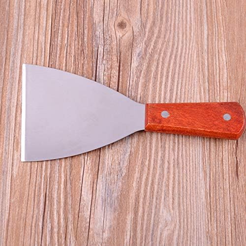 2PCS Stainless Steel Slant Grill Griddle Spatula Scraper - Image 3