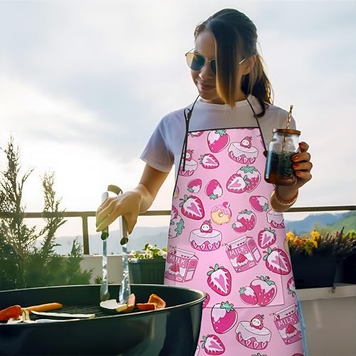 Strawberry Kitchen Cooking Apron - Image 2