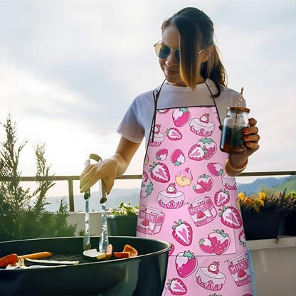 Strawberry Kitchen Cooking Apron - Image 2