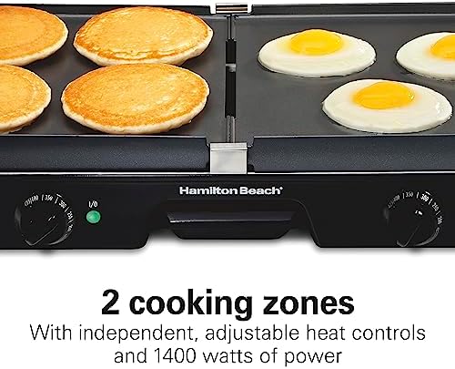 Hamilton Beach 3-in-1 Electric Indoor Grill + Electric Griddle - Image 4