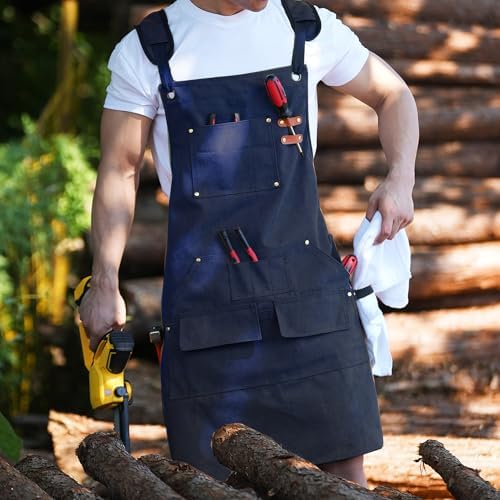 Tosewever Work Aprons for Men - Image 4