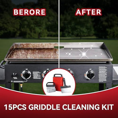onlyfire 15Pcs Flat Top Griddle Cleaning Kit - Image 6