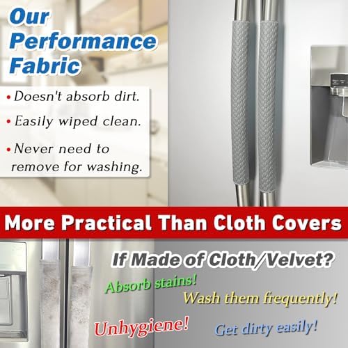 Refrigerator Door Handle Covers, Performance Appliance Handle Covers, Non-Slip - Image 2