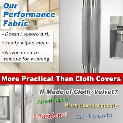Refrigerator Door Handle Covers, Performance Appliance Handle Covers, Non-Slip - Image 2