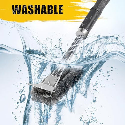 Grill Brush with Detachable Handle, Non-Slip BBQ Grill Brush - Image 6