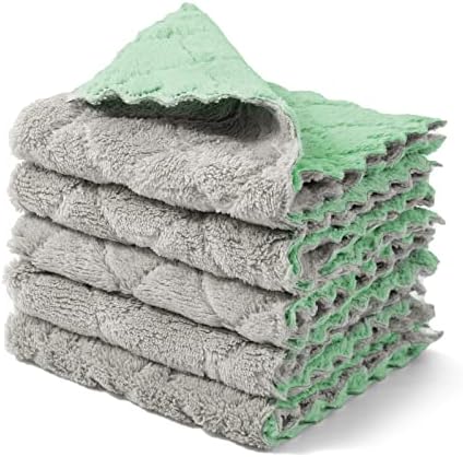 kimteny Microfiber Dish Cloths for Washing Dishes 5 Pack by kimteny