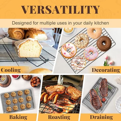 3 Tier Stackable Cooling Racks for Cooking and Baking - Image 6