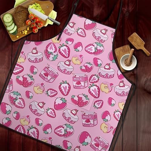 Strawberry Kitchen Cooking Apron - Image 5