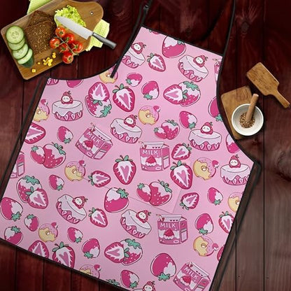 Strawberry Kitchen Cooking Apron - Image 5