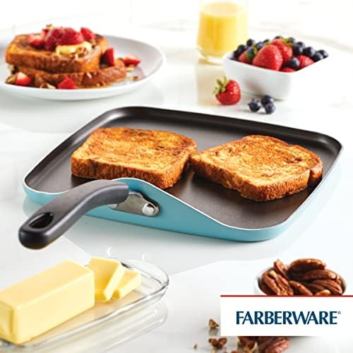 Farberware Cookstart DiamondMax Nonstick Square Grill Pan/Griddle, Dishwasher - Image 2
