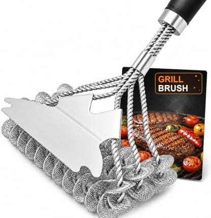 Grill Brush Bristle Free Stainless Steel Scraper by Unknown