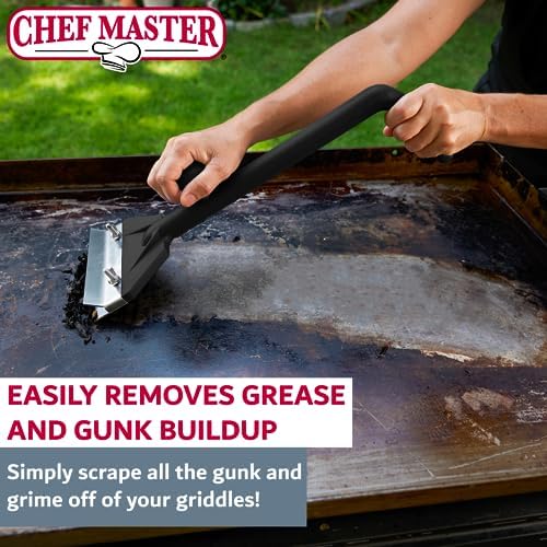 Chef Master Griddle Scraper & Flat Top Grill Cleaner - Image 2