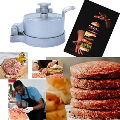 laffeya Burger Press, Adjustable Hamburger Patty Maker & 50 Parchment Paper - Image 7