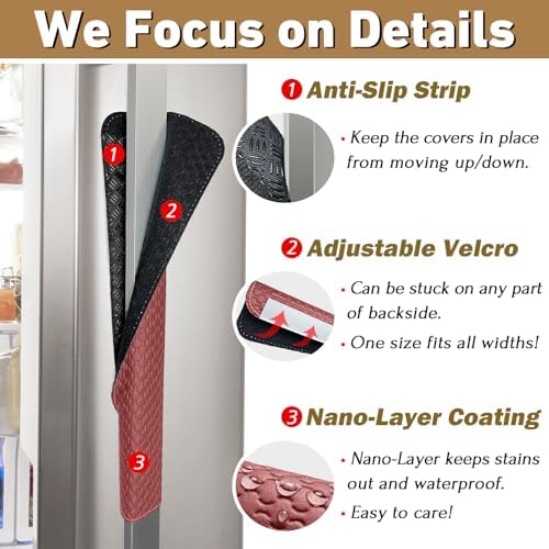 Refrigerator Door Handle Covers, Performance Appliance Handle Covers, Non-Slip - Image 4