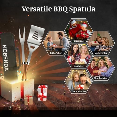 Grill Set, Grill Tools for Outdoor Grill Utensils Set BBQ Accessories - Image 4