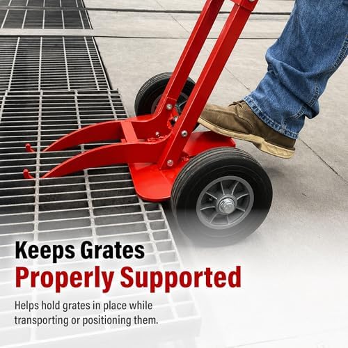 Grate Lifter Trolley – Heavy Duty Floor Grate Removal Tool - Image 6