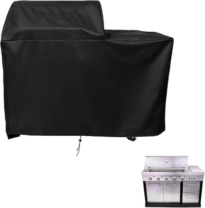 5 Burner Infrared Gas Grill Cover for Charbroil Medallion Series, Heavy Duty Modular Outdoor Kitchen Grill Cover, Waterproof & Dustproof 5-Burner Propane Griddle Covers，53" x 27" x 48"