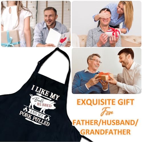 Funny Aprons For Men, Father's Fathers Day Kitchen Gifts For Dad Father Daddy - Image 5
