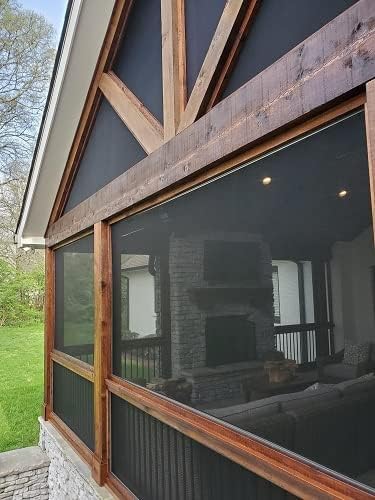 Super Screen 20/20 No-See-Um Screen - (96 in x 25 ft) - Weather & Pet Proof Screen - Porch & Patio Screen - Durable Screen Mesh Roll - Window Screen Replacement Bug Mesh - Dog & Cat Proof Screen