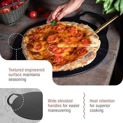Victoria 15-Inch Cast Iron Comal Pizza Pan - Image 4