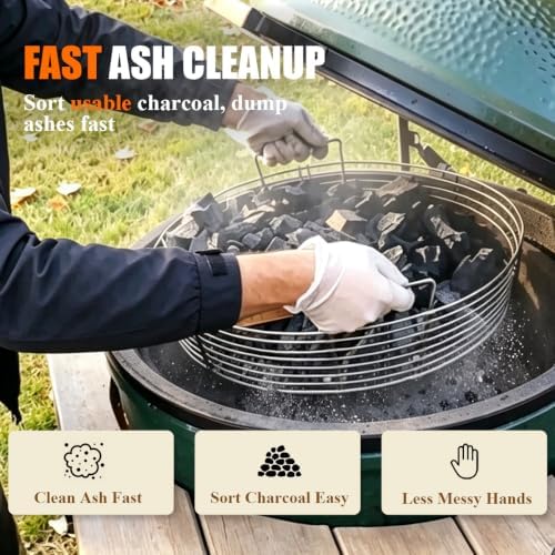 19" Stainless Ash Charcoal Basket - Image 4