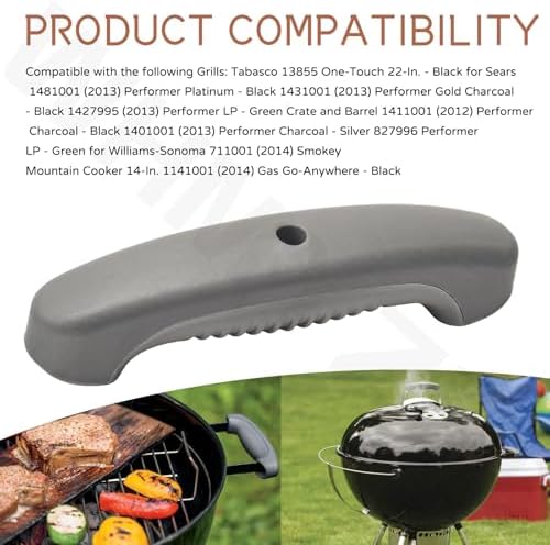 80671 Charcoal Grill Lid Handle - Image 4