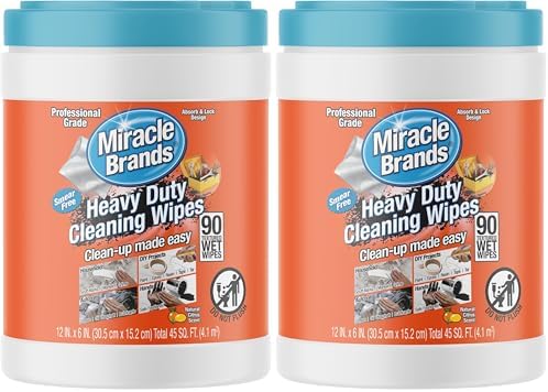 MiracleWipes for Heavy Duty Cleaning by MiracleWipes