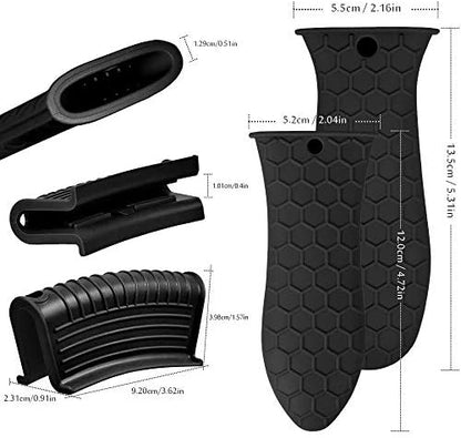 Silicone Hot Handle Holder, Heat Resistant Potholder Cookware Handle Cast Iron - Image 2