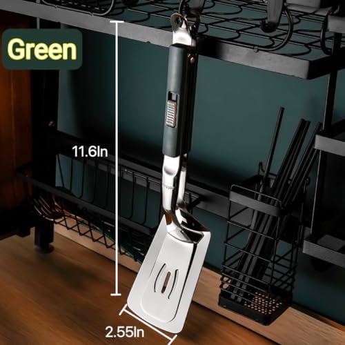 Kitchen Spatula Tongs 11.6 lnch Stainless Steel Grill Clamp Cooking Tongs - Image 2